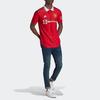 Adidas Letter Logo Sports Short Sleeve Football Jersey Home 22/23 Manchester United Men jersey Red H13889