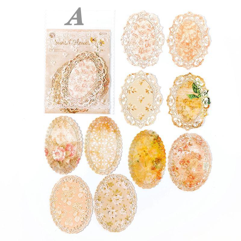 Винтажные кружевные обрезки бумаги, расходные материалы, дневники мусора, декоративная бумага