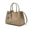 Daks Ivory Check Block Tote Bag Dcba5e132i2