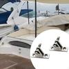 2 Pieces Bimini Top Hardware Deck Hinges Component Rust Resistance with Quick Release Pin Replace