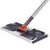 Швабра плоская 38см с клипсой для ткани и 4 насадками