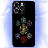 Чехол для телефона E-Escanor Семь смертных грехов для iPhone 17,16,15,14,13,12,11,Pro,Max,Plus,E,Air,Mini Защитный Черный Чехол