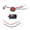 550 Brushed Motor 360A Brushed Electronic Speed Controller ESC Fit for 110 RC Car21T