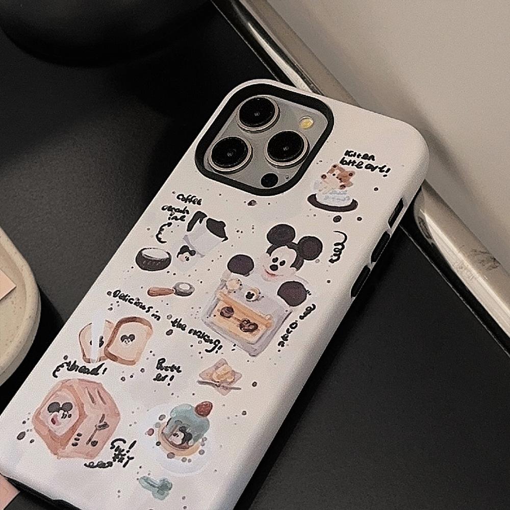 Чехол для телефона с мультяшным изображением кофе на 12/11/13/14/15