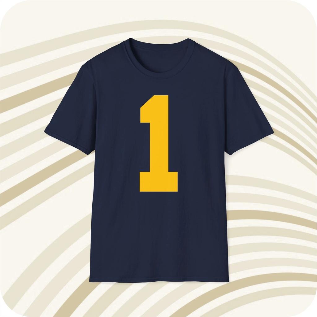 AC Carter Michigan Wolverines #1 NCAA Jersey T shirt - Front & Back Print