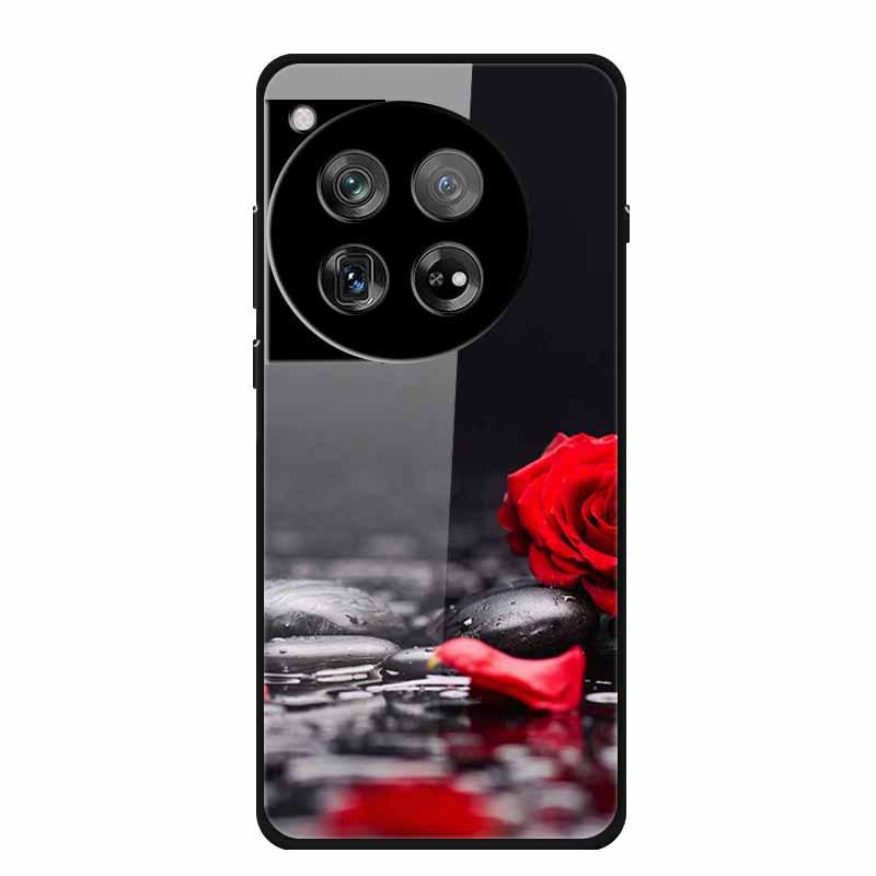 Персонализированный семицветный чехол из закаленного стекла для OnePlus 12 - Унисекс