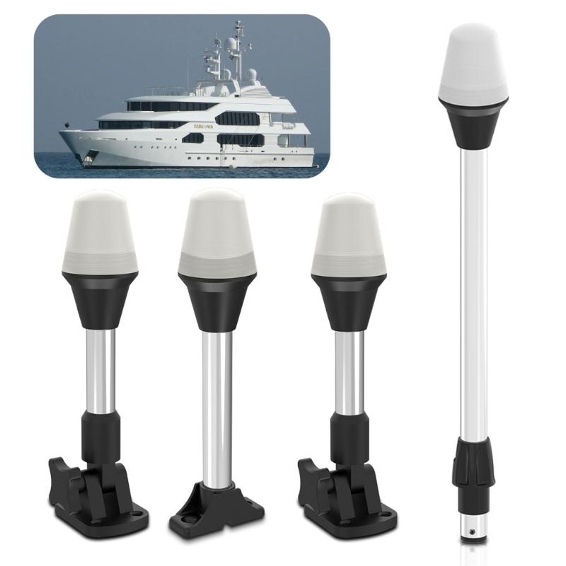 Marine Navigation Lights All Round White Led Boat AnchorsLight used for Pontoon