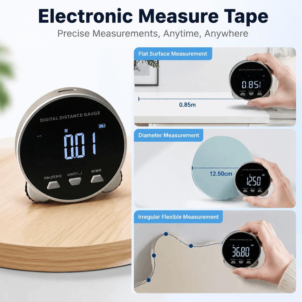 High Accuracy Digital Rangefinder LCD Display Distance Meter Length Measuring