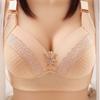 Большой размер тонкого сечения нижнего белья Женский Красота Назад Немагнитный Сборка Восходящая Поддержка Собирают Боковые Грудь Без Стального Кольца Высококачественный Бюстгальтер