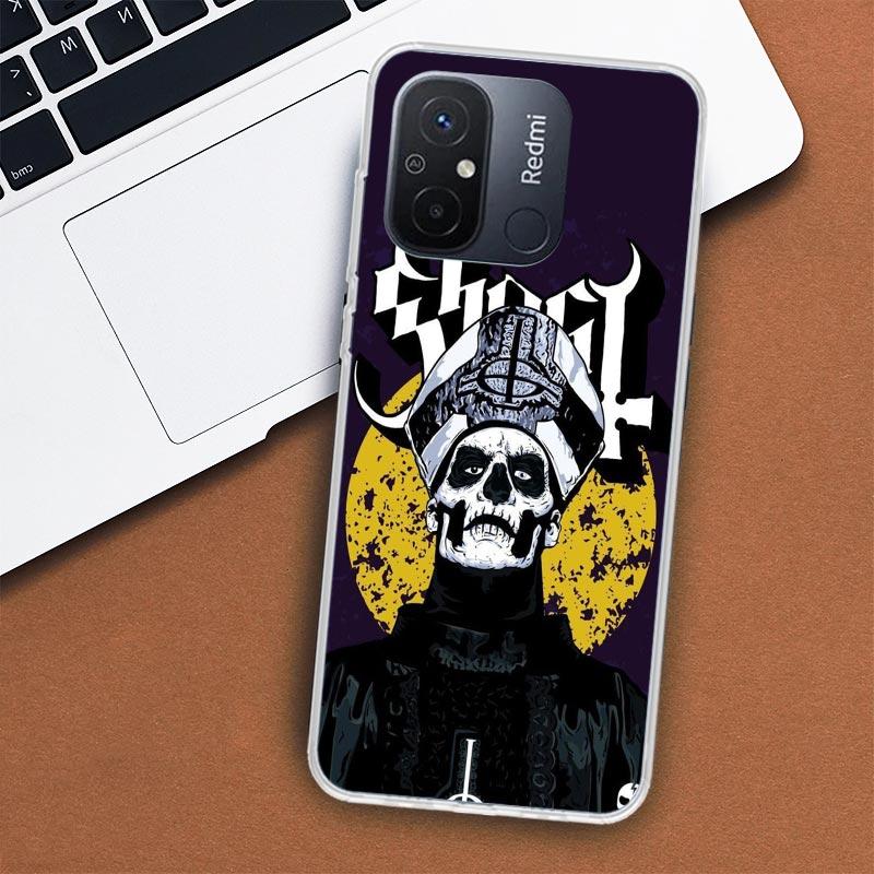 Ghost Papa Emeritus Phone Case For Xiaomi Redmi 12 12C 10 10C 10A 9T 9C 9A 9 8 8A 7 7A 6 6A K20 K30 K40 Pro S2 Fundas Cover
