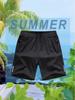 Men's Quick-Dry Ice Silk Sport Shorts - Casual Mid-Length Beach and Running Wear, Plus Size Available