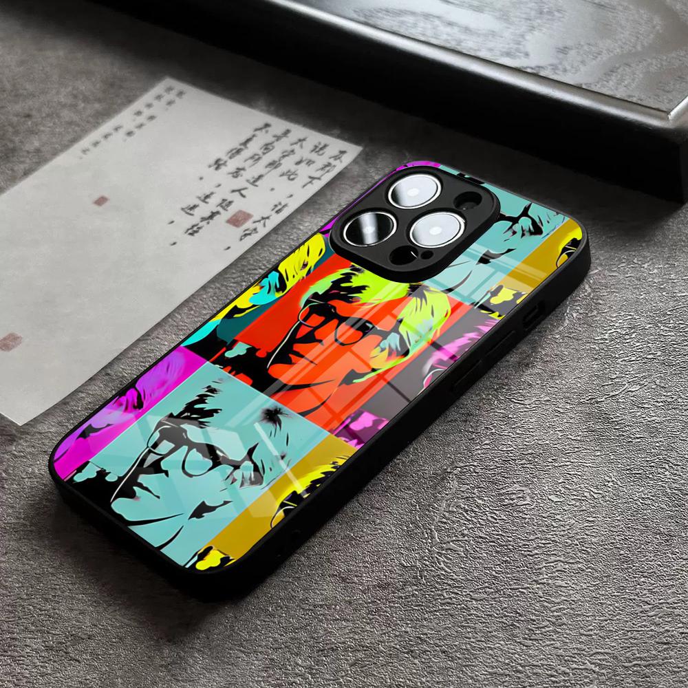 Чехол для телефона с рисунком Энди Уорхола для IPhone 16 Pro Max 15 Plus 14 Pro 12 11 13 Mini X XR XS Max 8 7 Plus SE Стеклянная крышка