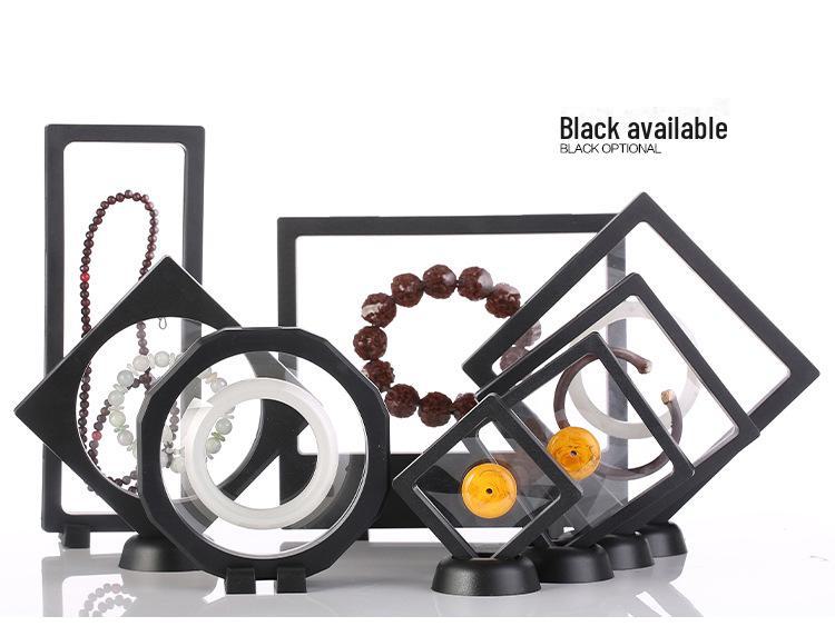 Прозрачная шкатулка для хранения ювелирных изделий: Прочная полиэтиленовая пленка, пыленепроницаемая, устойчивая к окислению для колец, подвесок и буддийских бусин