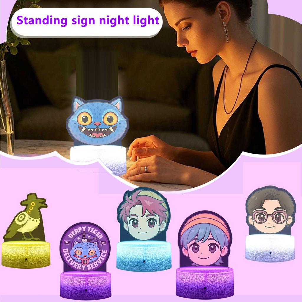 Stand Night Light Is Suitable For Children's Gifts , Fans Around The Beautiful Gift Lights