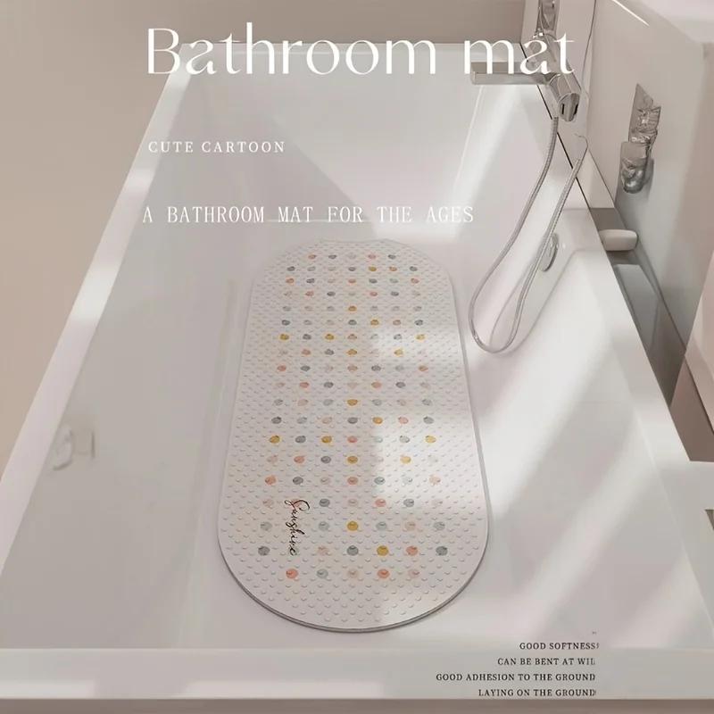 Коврик для ванной KONI из ПВХ, мягкий, для душа, нескользящий, с присосками, массажный коврик для пола, безопасный для детей