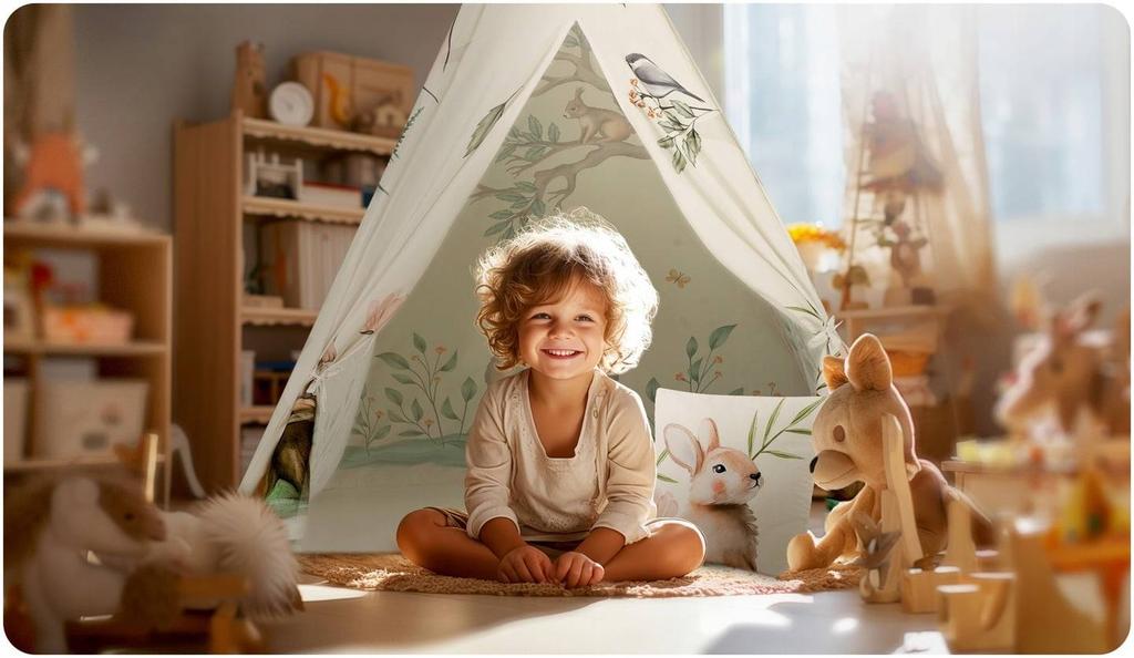Polyester Tepee Tent - Bunny