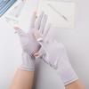 Summer Sunscreen Gloves Female Driving Ice Silk Sleeve Sleeves Glove Arm Protection Super UV Br B8W3