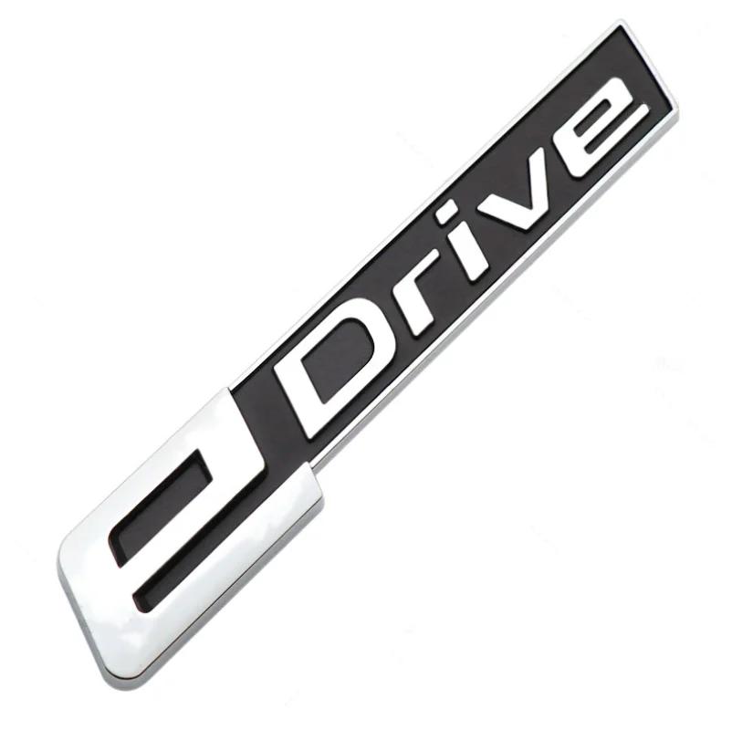 3D ABS eDrive Logo Car Rear Bender Emblem Badge Sticker Auto Styling For eDrive 225 i4 i3 i8 X1 X5 530e i01 i12 i15