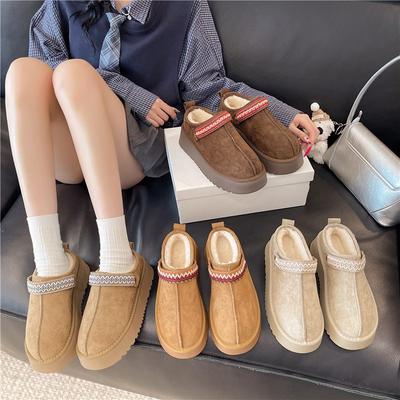 Женские зимние легкие теплые дутые сноубутсы на толстой подошве, нескользящие, износостойкие, повседневные кроссовки, хлопковые ботинки