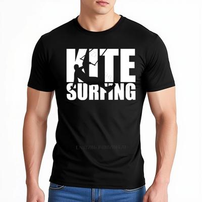 Mens Luxury Cotton TShirt Kitesurf Mens TShirt Creation Males Cotton Luxury Surfs TShirt Unisex Teeshirt Men Top
