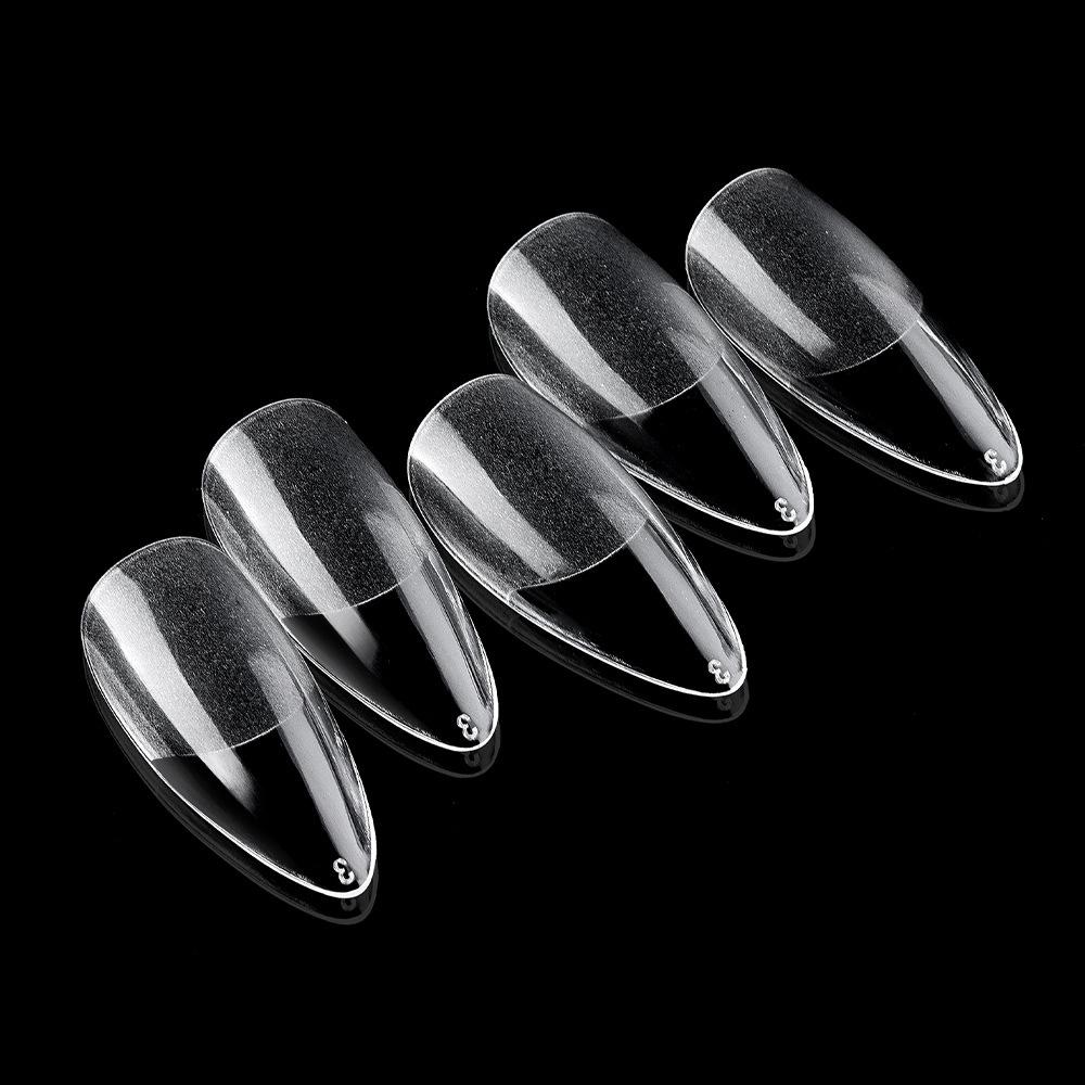 120/100 штук прозрачные не оставляющие следов матовые квадратные овальные миндальные балетные накладные ногти маникюрные штуки