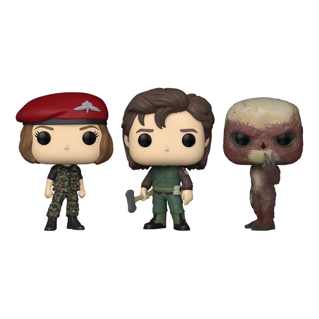 Funko Набор из 3 фигурок Stranger Things и Хевкны Pop! - Робин, Стив,