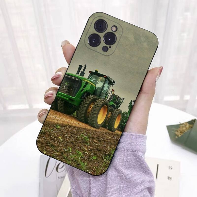 Чехол для телефона с сельскохозяйственной машиной и трактором для iPhone 8, 7, 6, 6S Plus X SE 2020 XR XS 14, 11, 12, 13, Mini Pro Max, чехол для мобильного телефона