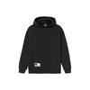 Li Ning Sports Trend Series Small Logo Pocket Solid Color Loose Hoodie Unisex Hoodies Black AWDR869-7