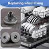 12 dishwasher wheels for AEG Electrolux lower basket