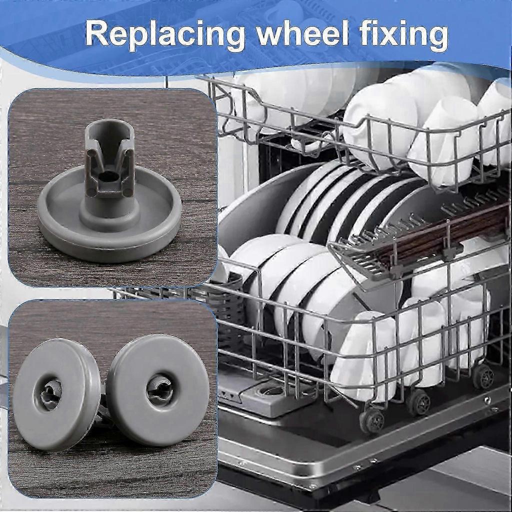 12 dishwasher wheels for AEG Electrolux lower basket