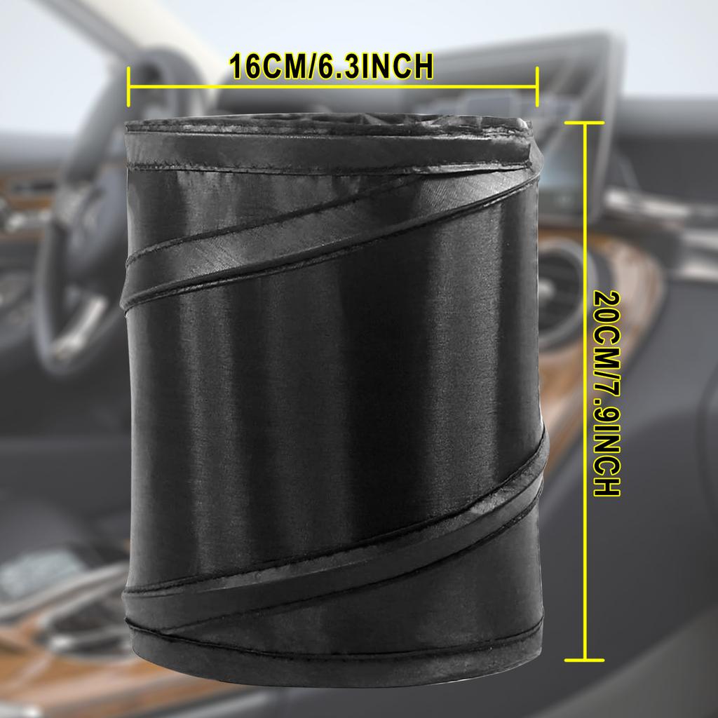 Car Trash Can Leak-Proof Waterproof Collapsible Pop Up Trash Bag for Car Portable Garbage Bin Waste Basket Bin Rubbish