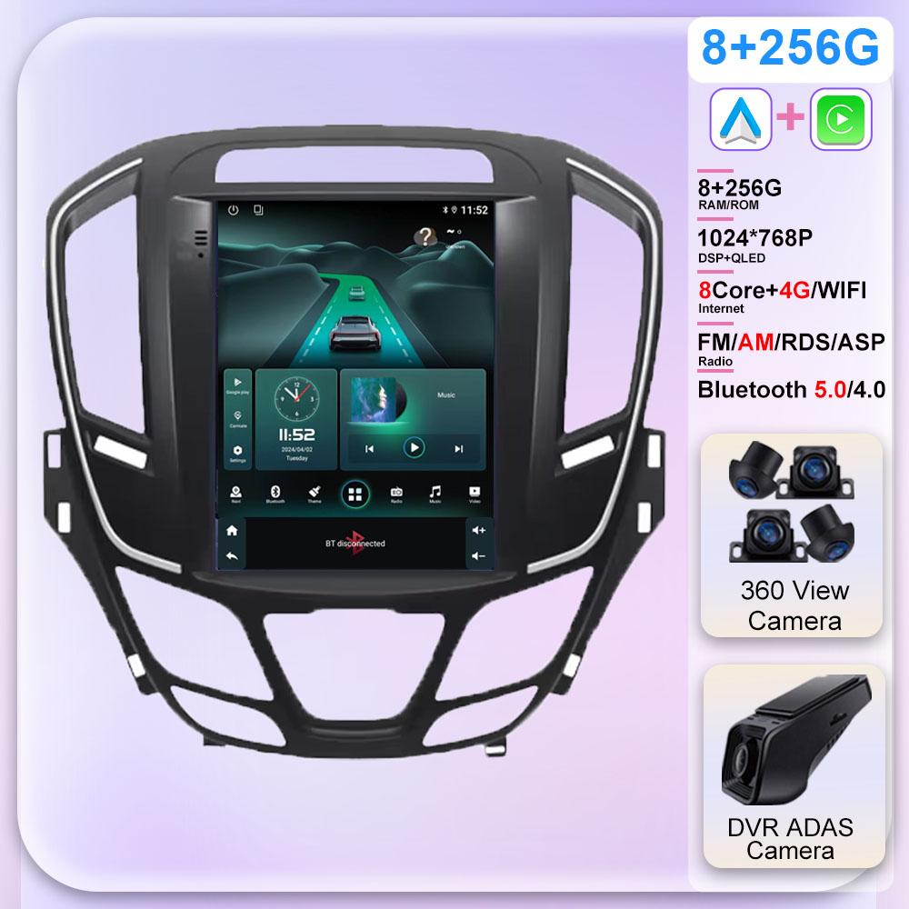 9,7-дюймовый автомобильный Android для Buick Lacrosse Vorstelijke 2014-2018 высокопроизводительный процессор HDR QLED экран авто радио 5G WIFI BT нет 2Din