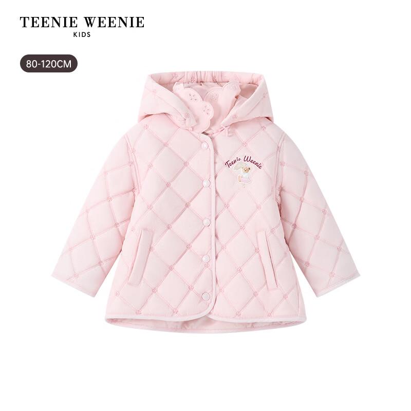 Teenie Weenie Kids Girls' Detachable Hood Padded Jacket