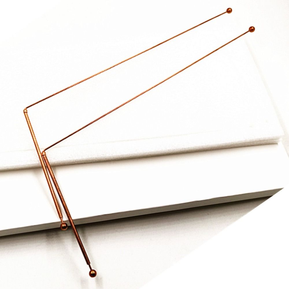 2Pcs Professional Dowsing Rods Adjustable Divination Rod Soul Communication