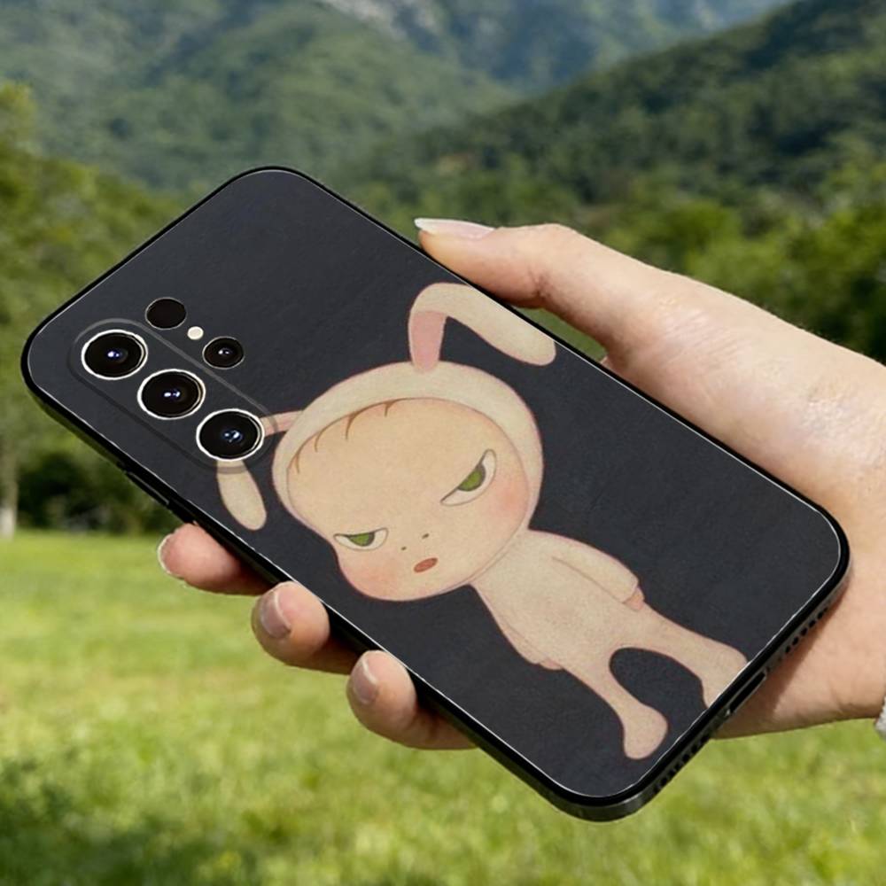 Naaaaa Phone case For Samsung Galaxy A56,36,26,16,76,55,35,25,15,54,34,24,14Soft Silicone Black Cover