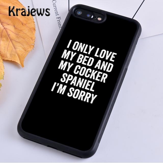 Cartoon Cocker Spaniel Phone Case Cover For iPhone 17 Air 16 15 14 plus 12 13 pro max coque Shell Fundas