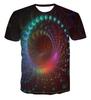 Vast Starry Sky Universe Graphic T Shirts For Men Summer Fashion 3D Space Planet Pattern T-shirt Personality Cool Style T-shirts