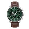 Henniker II Хронограф Оригинальные Зеленые Седельные TDWGF2201101M Мужские Часы, Кожа, Циферблат, Кожа, 46мм,