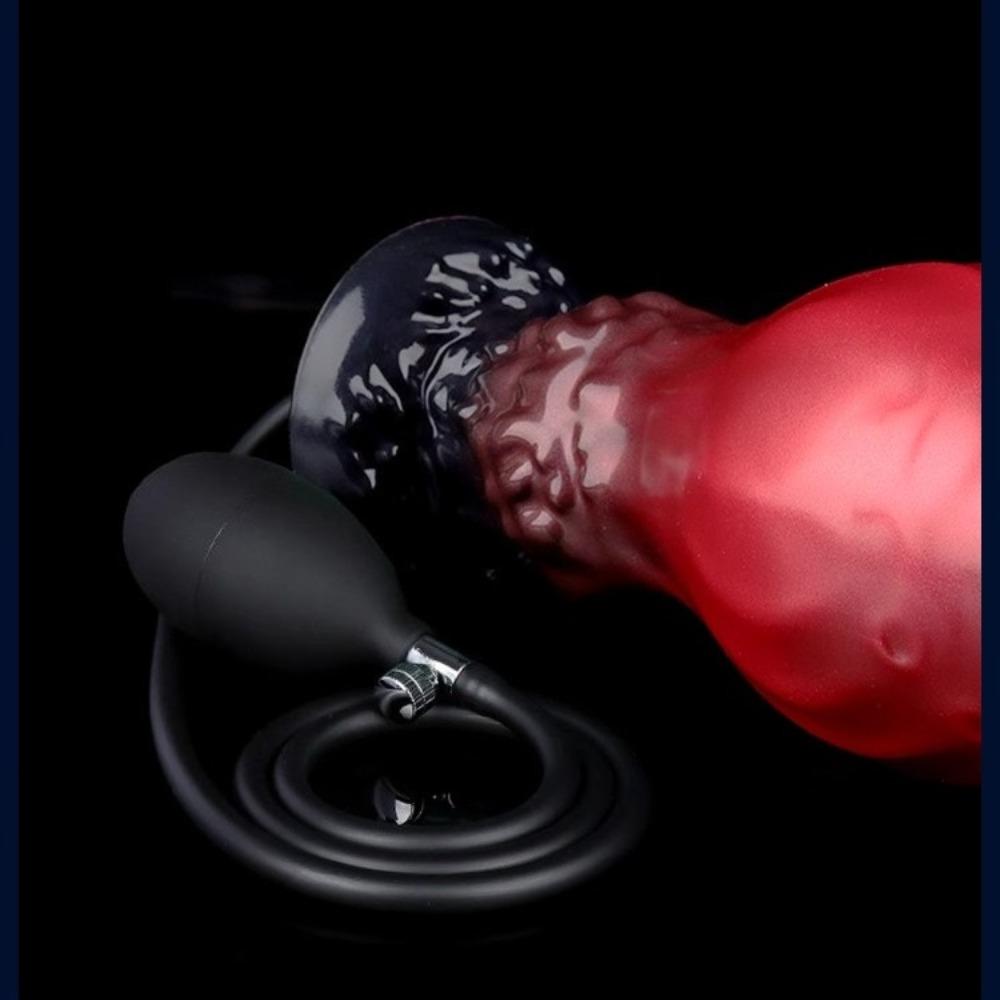 Надувная анальная пробка стимулятор точки G массажер простаты собачий дилдо эротические товары для мужчин и женщин анальный дилататор игрушка для расширения ануса