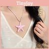 Ocean Inspired Resin Starfish Necklace For Women Long Chain Summer Jewelry