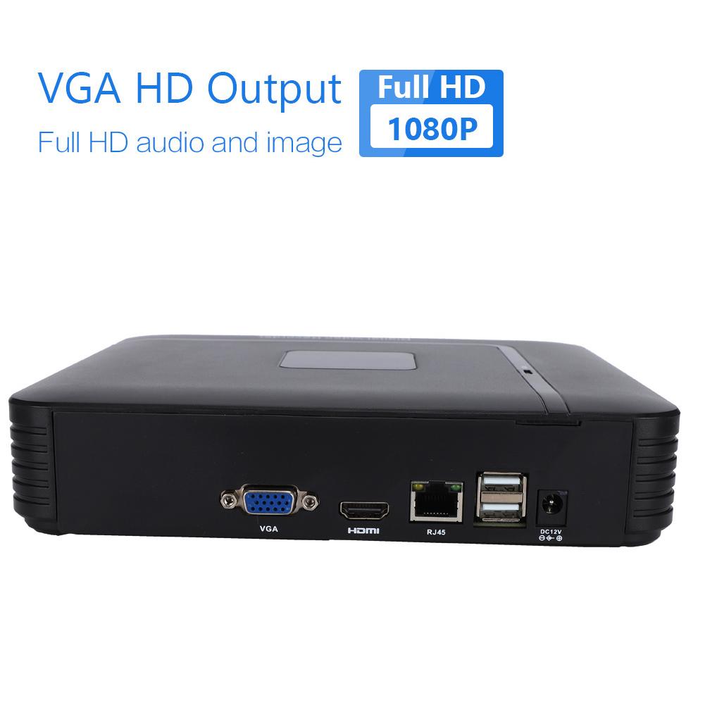 8-канальная Full HD CCTV NVR 1080P сетевая камера для системы безопасности IP-регистратора