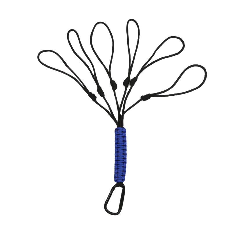 Брелок из паракорда с карабином, военный плетеный шнур, веревка, темляк, аварийный узел, инструменты для выживания на открытом воздухе для ключей/мужчин/женщин