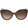 Brown Gradient Butterfly Ladies Sunglasses Sf964s 210 54