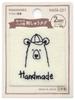Hamanaka 2-Way Embroidery Tag, Bear, Shiroji, H458221