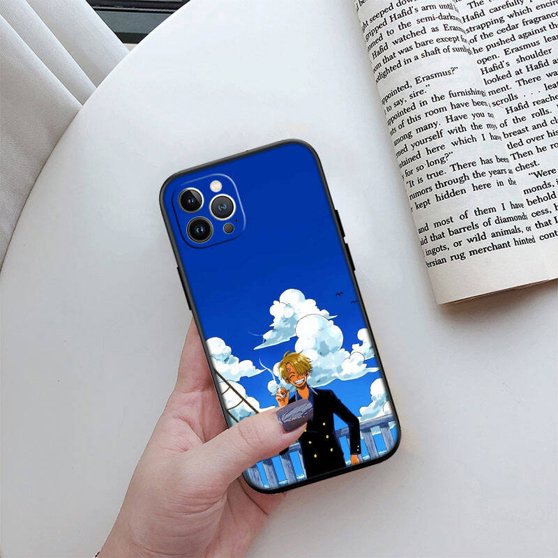 MH123 Чехол для телефона One Piece Санджи для iPhone 7 8 11 12 13 14 15 16 17 16E XS Pro Max XR X SE Air