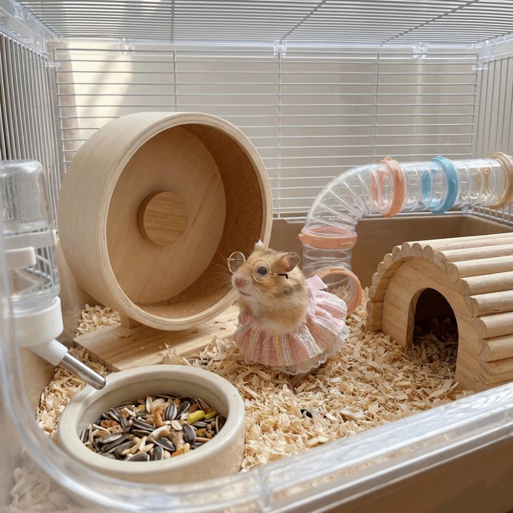Adorable Hamster Princess Dress Lightweight Pet Suspender Skirt  Fancy Rats
