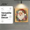 Faux Pearl Painting Kits for Adults Christmas Art Kit, DIY Santa Tree Festive Projects 3D Holiday Wall Decor Craft Kit Adults, Handmade Gift Relaxing