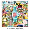 50 Cartoon Ins Landscape Hawaii Travel DIY Decorative Laptop Suitcase Car Creative Stickers