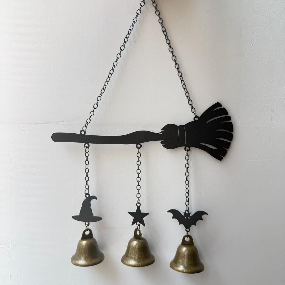 Iron Halloween Wind Chime Rust Resistant Hanging Bell Ornament Creative Metal Wind Chime Garden