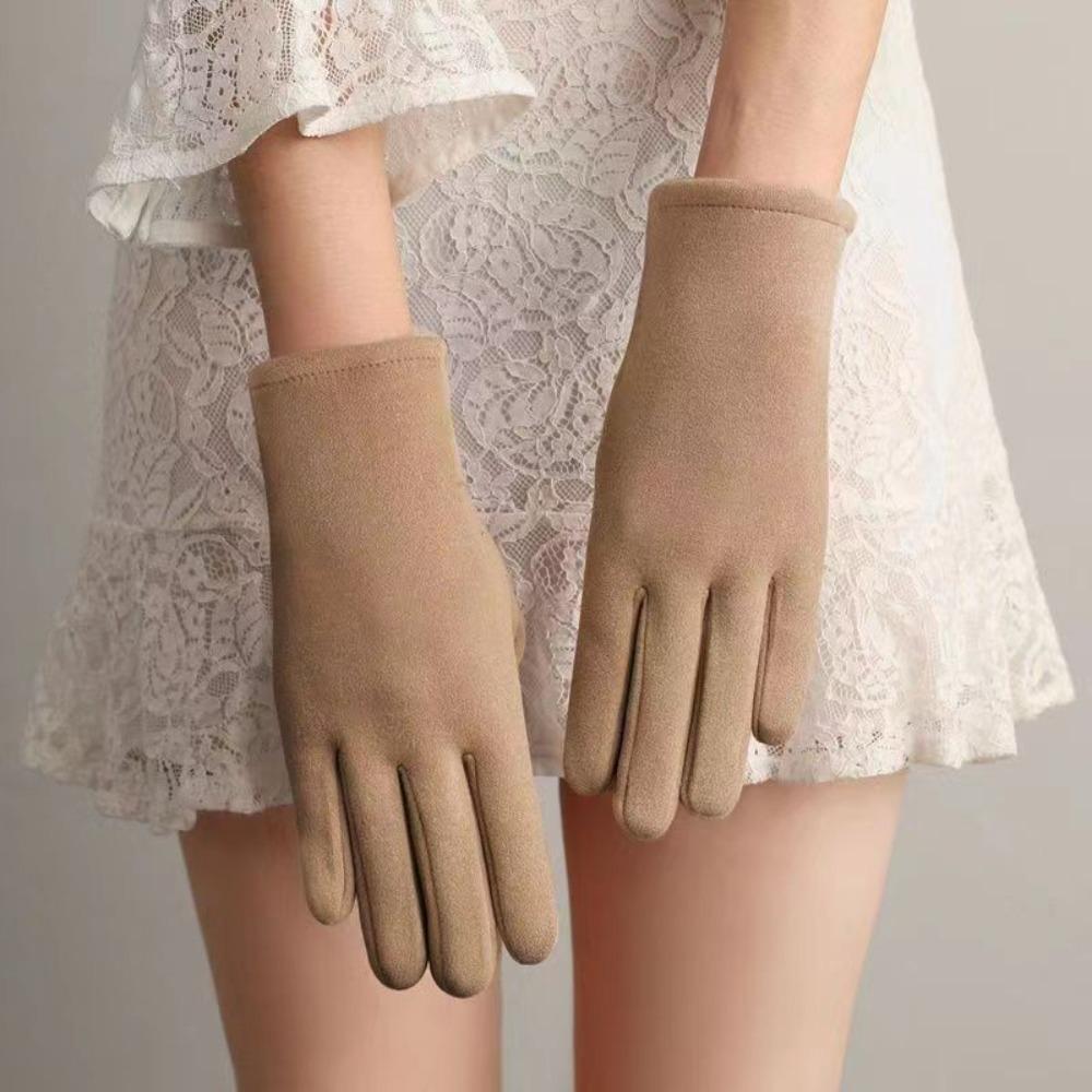 Warm Touch Screen Gloves Full Finger Driving Mittens New Full Finger Gloves Full Finger